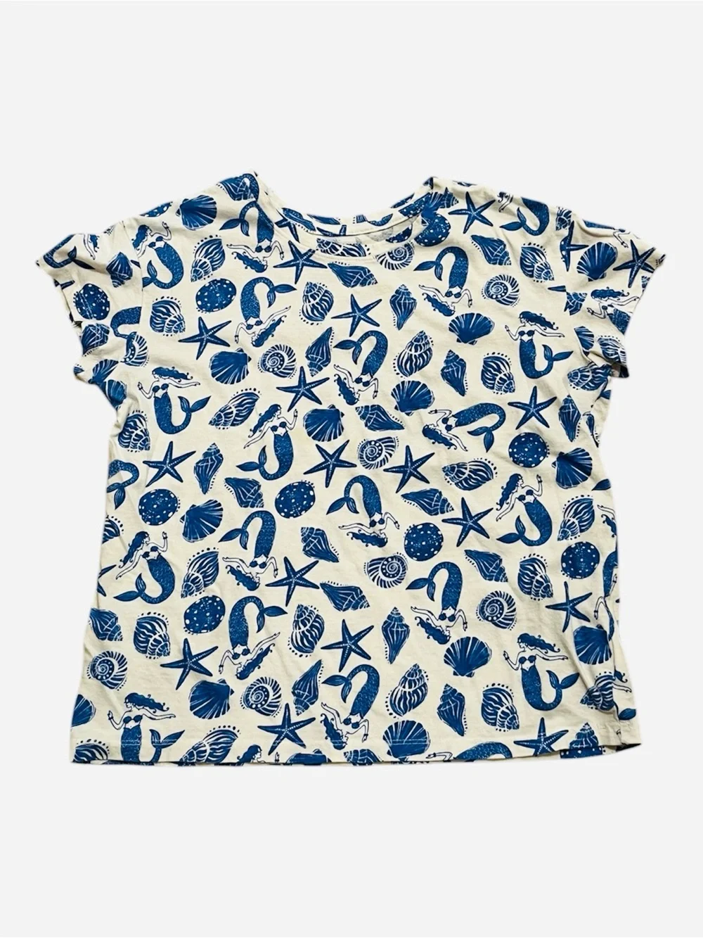 Old Navy XL(14/16) Softest Tee Mermaid Sea print